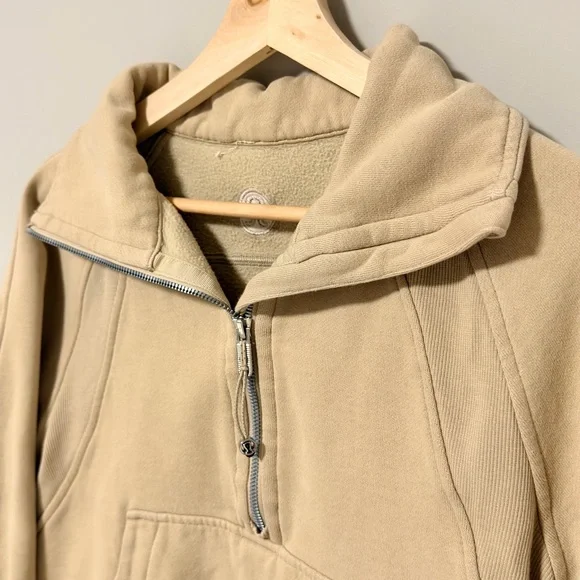 LULULEMON Scuba Oversized Half Zip Hoodie - Trench - Picture 4 of 7